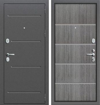 Квартирная входная дверь Порошок + МДФ №400 в Павловском Посаде